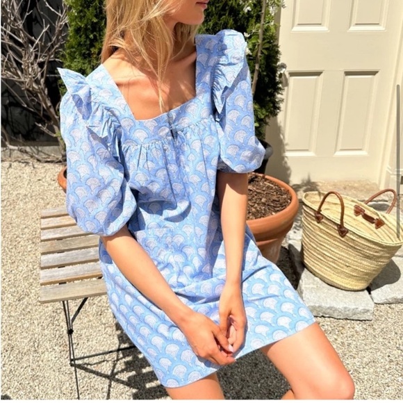 NEW Emerson Fry ADELINA LONG SLEEVE DRESS SUNDAY FLOWERS ORGANIC small - Picture 8 of 12